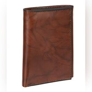 STAFFORD NWT Brown Leather Trifold Wallet